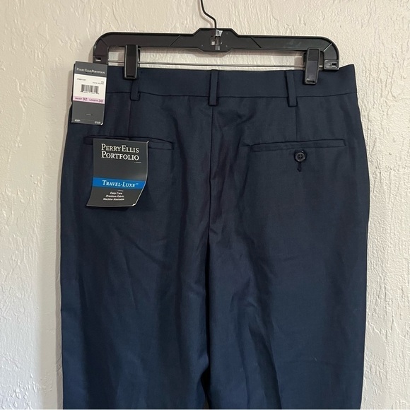 nwt Perry Ellis Portfolio Travel Luxe Pants 32x30 - Picture 10 of 12